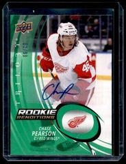 Chase Pearson [Autograph] #RR-7 Hockey Cards 2022 Upper Deck Trilogy Rookie Renditions Prices