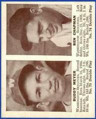 Buddy Meyer, Ben Chapman Baseball Cards 1941 Double Play Prices