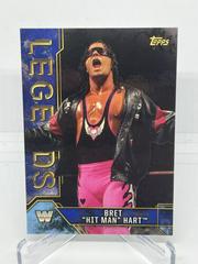 Bret Hit Man Hart [Blue] #17 Wrestling Cards 2017 Topps Legends of WWE Prices