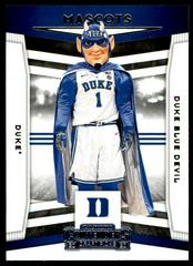 Duke Blue Devil [Blue] #14 Basketball Cards 2020 Panini Contenders Draft Picks Mascots Prices