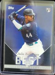 Julio Rodriguez [Dark Blue Gradient] Baseball Cards 2022 Topps X Wander Franco Prices