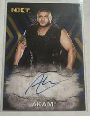 Akam [Blue] Wrestling Cards 2017 Topps WWE NXT Autographs Prices