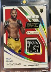 Ryan Spann [Gold] Ufc Cards 2021 Panini Immaculate UFC Swatches Prices