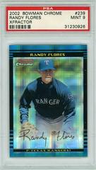 Randy Flores [Xfractor] #239 Baseball Cards 2002 Bowman Chrome Prices