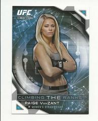 Paige VanZant Ufc Cards 2015 Topps UFC Chronicles Climbing the Ranks Prices