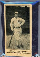 Jimmy Callahan [Blank Back] Baseball Cards 1916 M101 5 Sporting News Prices
