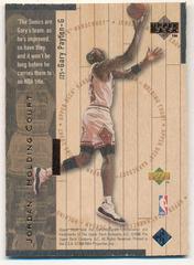 Gary Payton, Michael Jordan [Bronze] Basketball Cards 1998 Upper Deck Hardcourt Jordan Holding Court Prices