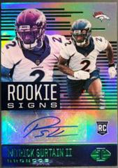 Patrick Surtain II [Green] #RS-PS Football Cards 2021 Panini Illusions Rookie Signs Autographs Prices