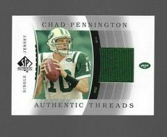 Chad Pennington [Single Jersey] #JC-CP Football Cards 2003 SP Authentic Threads Prices