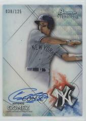 Antonio Gomez [Wave Refractor] #BSPA-AG Baseball Cards 2021 Bowman Sterling Prospect Autographs Prices