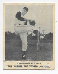 Joe Gibbon Baseball Cards 1963 Kahn's Wieners Prices