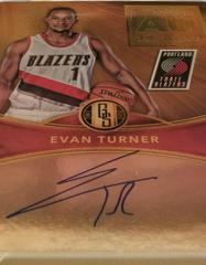 Evan Turner #AU-ET Basketball Cards 2016 Panini Gold Standard AU Autographs Prices
