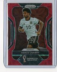 Serge Gnabry [Choice Red] Soccer Cards 2022 Panini Prizm World Cup Prices