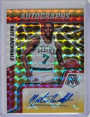 Nate Archibald [Gold] #AM-NAB Basketball Cards 2021 Panini Mosaic Autographs Prices