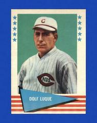Dolf Luque #56 Baseball Cards 1961 Fleer Prices