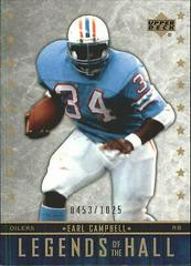 Earl Campbell #185 Football Cards 2005 Upper Deck Legends Prices
