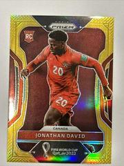 Jonathan David [Gold] Soccer Cards 2022 Panini Prizm World Cup Prices