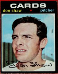 Don Shaw #654 Baseball Cards 1971 Topps Prices