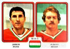 Albert Muhr, Janos Poth Hockey Cards 1979 Panini Stickers Prices