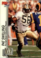 Pat Swilling Football Cards 1992 Pro Set Gold MVP's Prices