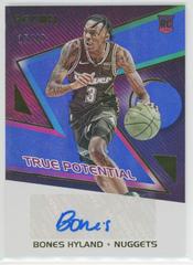 Bones Hyland [Blue] Basketball Cards 2021 Panini Recon True Potential Signatures Prices