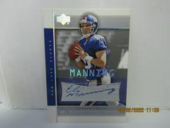 Eli Manning Football Cards 2004 Upper Deck Rookie Premiere Autograph Prices