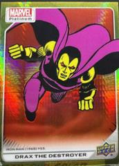 Drax The Destroyer [Yellow Spotlight] Marvel 2023 Upper Deck Platinum Prices