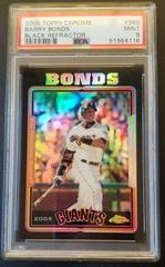 Barry Bonds [Black Refractor] #360 Baseball Cards 2005 Topps Chrome Prices