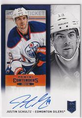 Justin Schultz [White Jersey Autograph] Hockey Cards 2013 Panini Contenders Prices