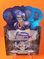 Eric Decker [Autograph Blue] #222 Football Cards 2010 Panini Crown Royale Prices