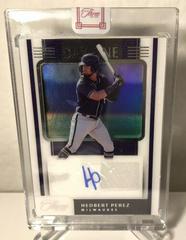 Hedbert Perez #DOA-HP Baseball Cards 2022 Panini Three and Two Day One Autographs Prices