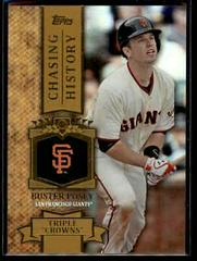 Buster Posey [Holofoil] Baseball Cards 2013 Topps Chasing History Prices
