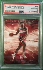 Admiral Schofield #75 Basketball Cards 2019 Panini Origins Prices