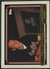 Cal Ripken Jr. [Winner] #40 Baseball Cards 1992 Topps Gold Prices