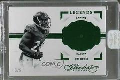 Ed Reed [Emerald] #101 Football Cards 2016 Panini Flawless Prices