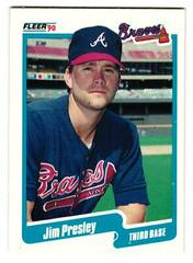 Jim Presley Baseball Cards 1990 Fleer Update Prices