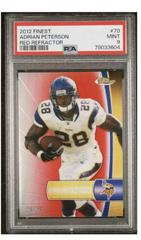 Adrian Peterson [Red Refractor] #70 Football Cards 2012 Topps Finest Prices