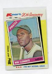 Bob Clemente Baseball Cards 1982 Kmart Prices