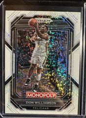 Zion Williamson [White Sparkle] Basketball Cards 2022 Panini Prizm Monopoly Prices