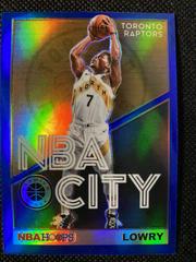 Kyle Lowry [Blue] Basketball Cards 2019 Panini Hoops Premium Stock NBA City Prices