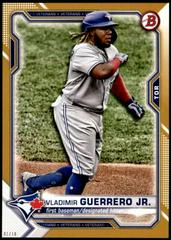 Vladimir Guerrero Jr. [Gold] #73 Baseball Cards 2021 Bowman Prices