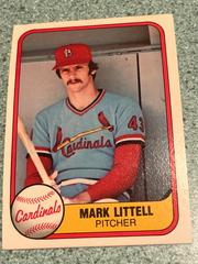 Mark Littell [Photo Jeff Little] #544 Baseball Cards 1981 Fleer Prices