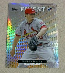 Shelby Miller [Orange Refractor] #69 Baseball Cards 2013 Finest Prices