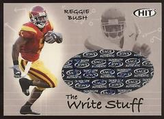Reggie Bush [Autograph] #WA2 Football Cards 2006 Sage Hit Write Stuff Prices