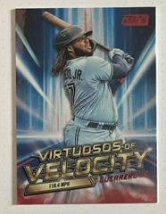 Vladimir Guerrero Jr. #VV-9 Baseball Cards 2023 Stadium Club Virtuosos of Velocity Prices