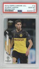 Achraf Hakimi [Refractor] Soccer Cards 2019 Topps Chrome UEFA Champions League Prices