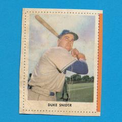 Duke Snider [Brooklyn Dodgers Cover Hand Cut] Baseball Cards 1955 Golden Stamps Prices