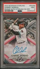 Gabriel Moreno [Refractor] #RA-GM Baseball Cards 2023 Bowman Sterling Rookie Autographs Prices