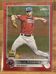 Trevor Rogers [Red] #3 Baseball Cards 2022 Topps Chrome Logofractor Prices