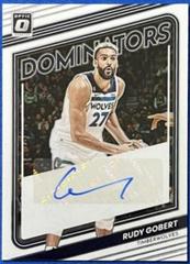 Rudy Gobert #DS-RGB Basketball Cards 2022 Panini Donruss Optic Dominators Signatures Prices